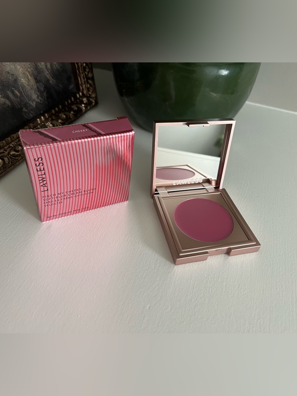 LAWLESS Cream Cheek Blush — Cheeky Rose Pink